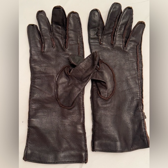 GUCCI LEATHER GLOVES - Picture 4 of 12